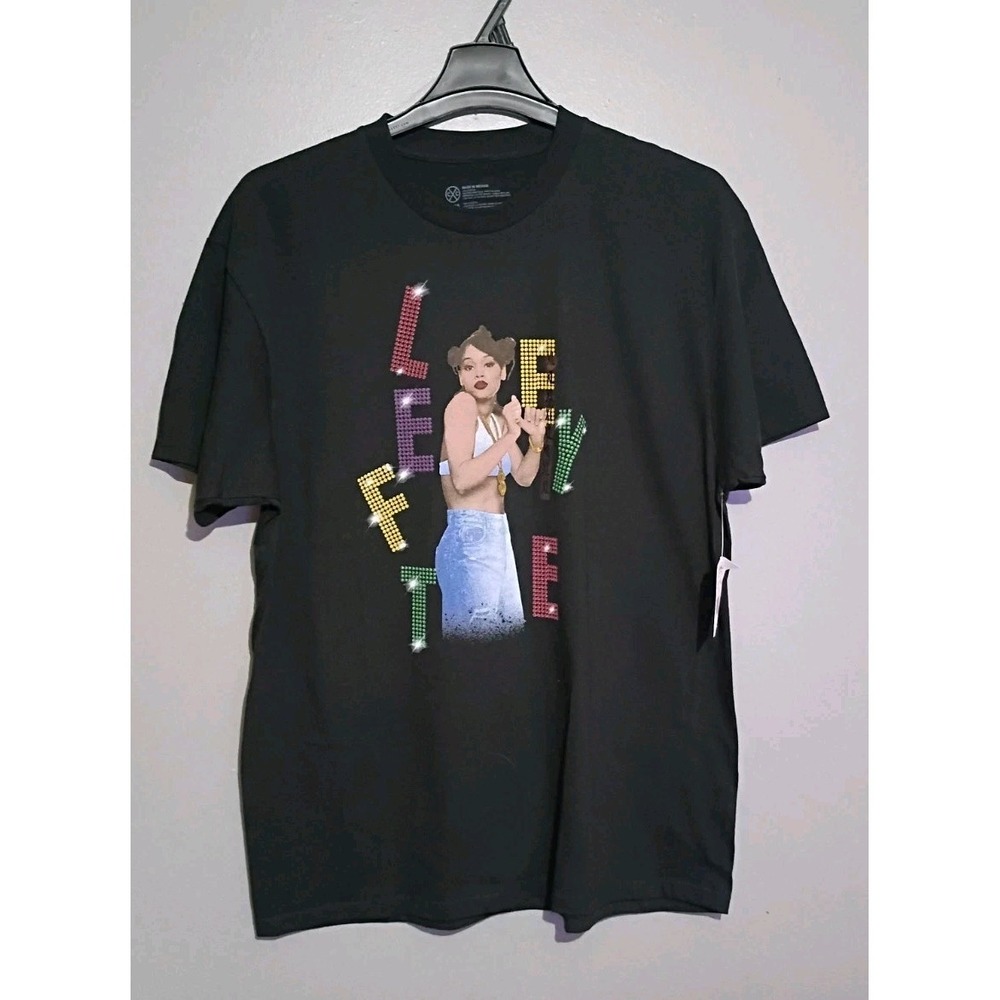 NWT Men's‎ Cross Colours Lefteye Lopez T-shirt XL  Black